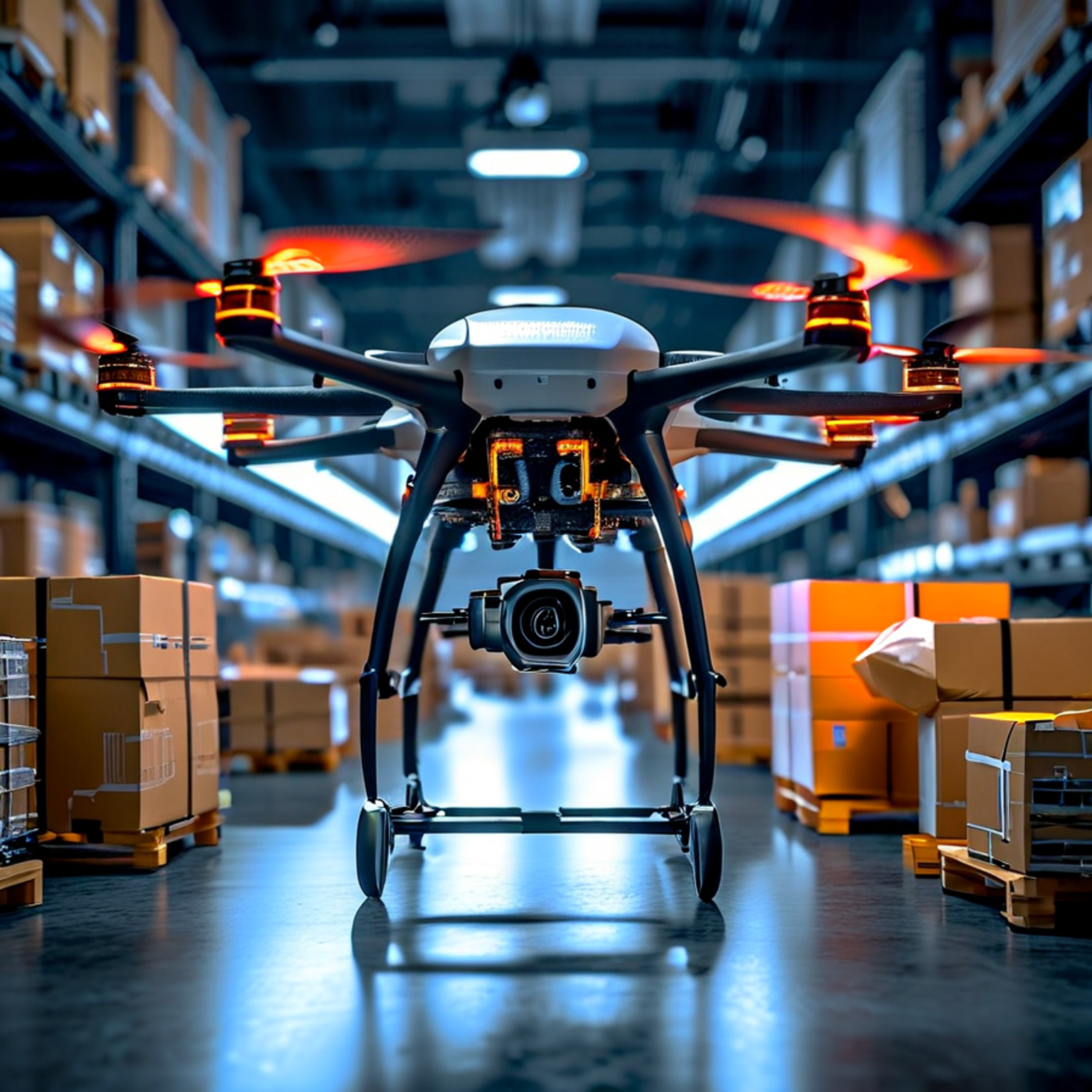 Дроны и роботы в логистике.