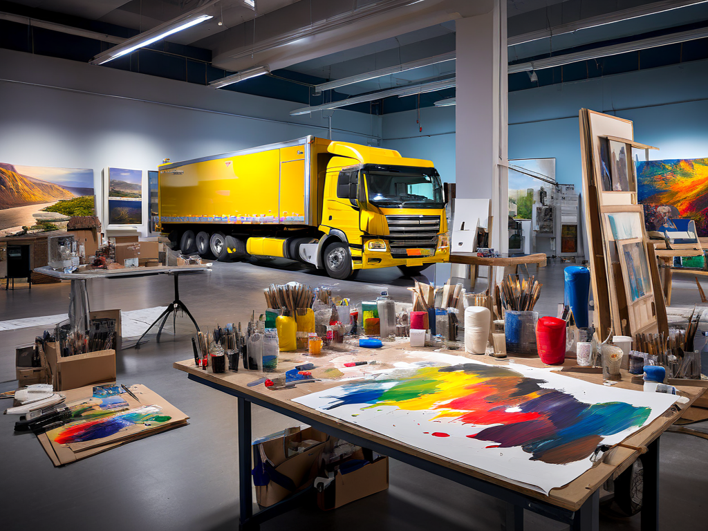 Как выбрать логистика для поставок товаров в художественные студии