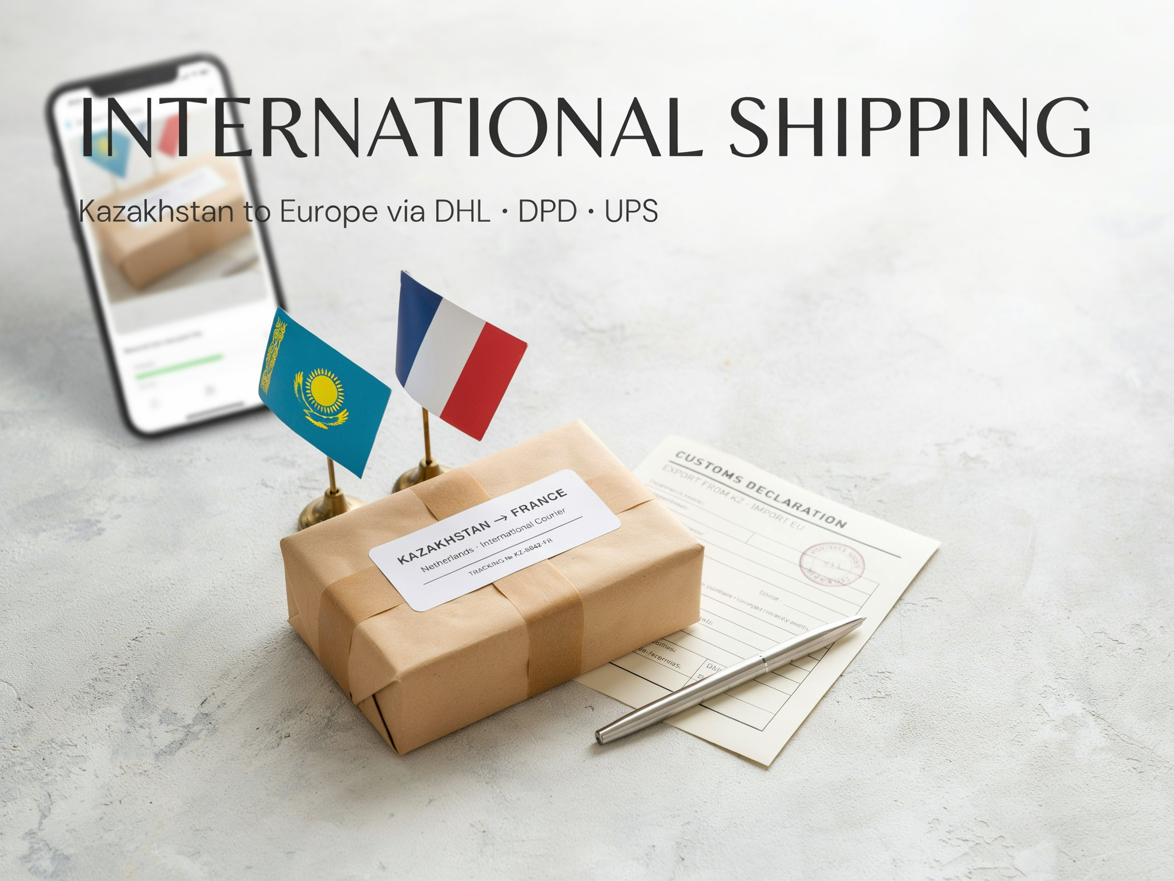 从哈萨克斯坦到法国和荷兰的国际运输