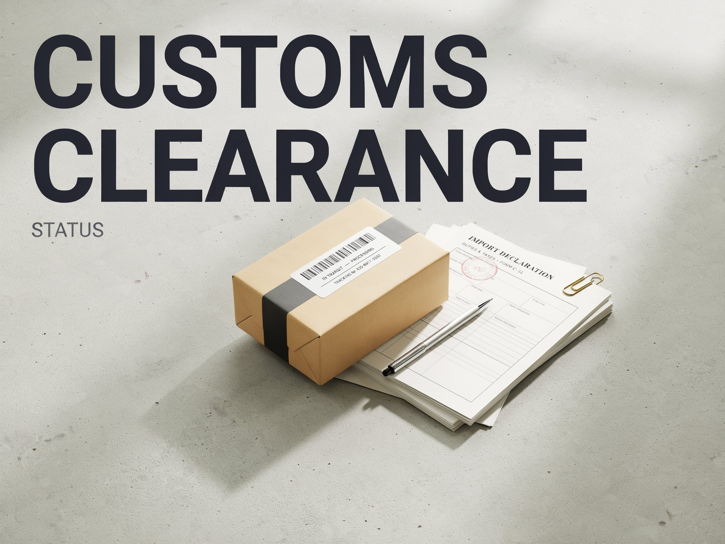 Customs Clearance Status for International Packages
