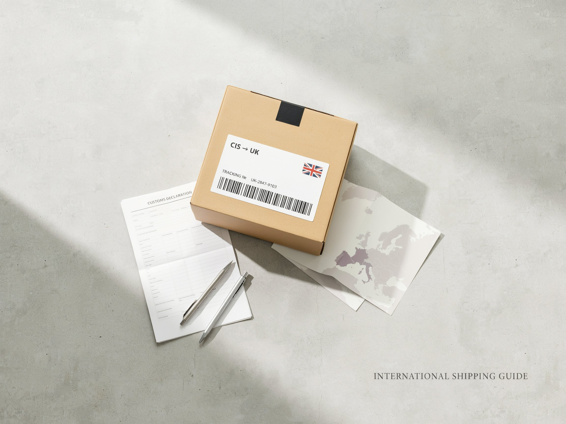 Modern International Shipping to the UK