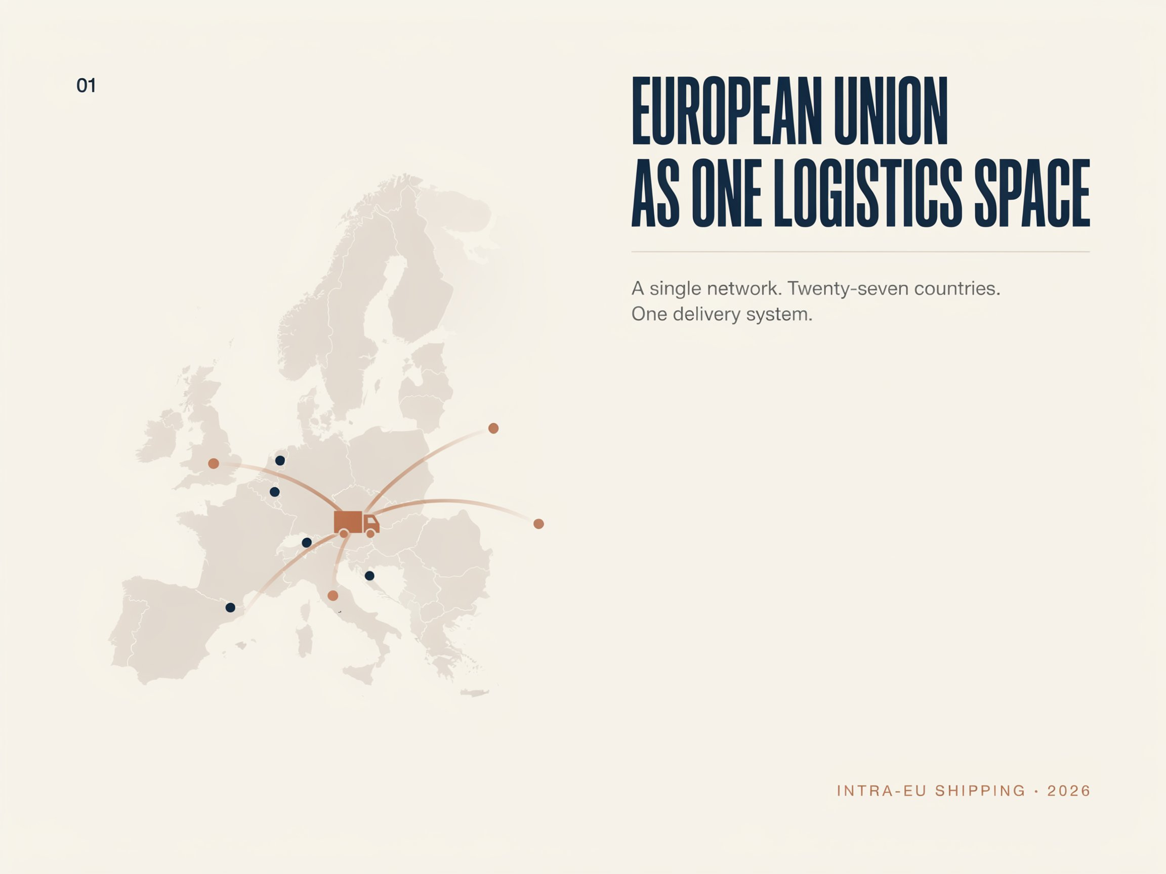 Europäische Union als einheitlicher Logistikraum