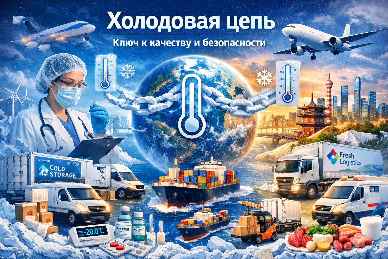 Термоконтейнеры и контроль температуры: Как современные технологии в области логистики обеспечивают здоровье населения