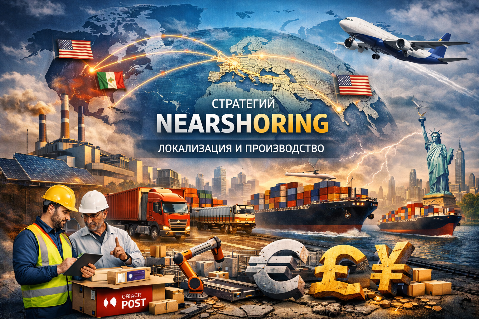 Стратегии Nearshoring: локализация и производство