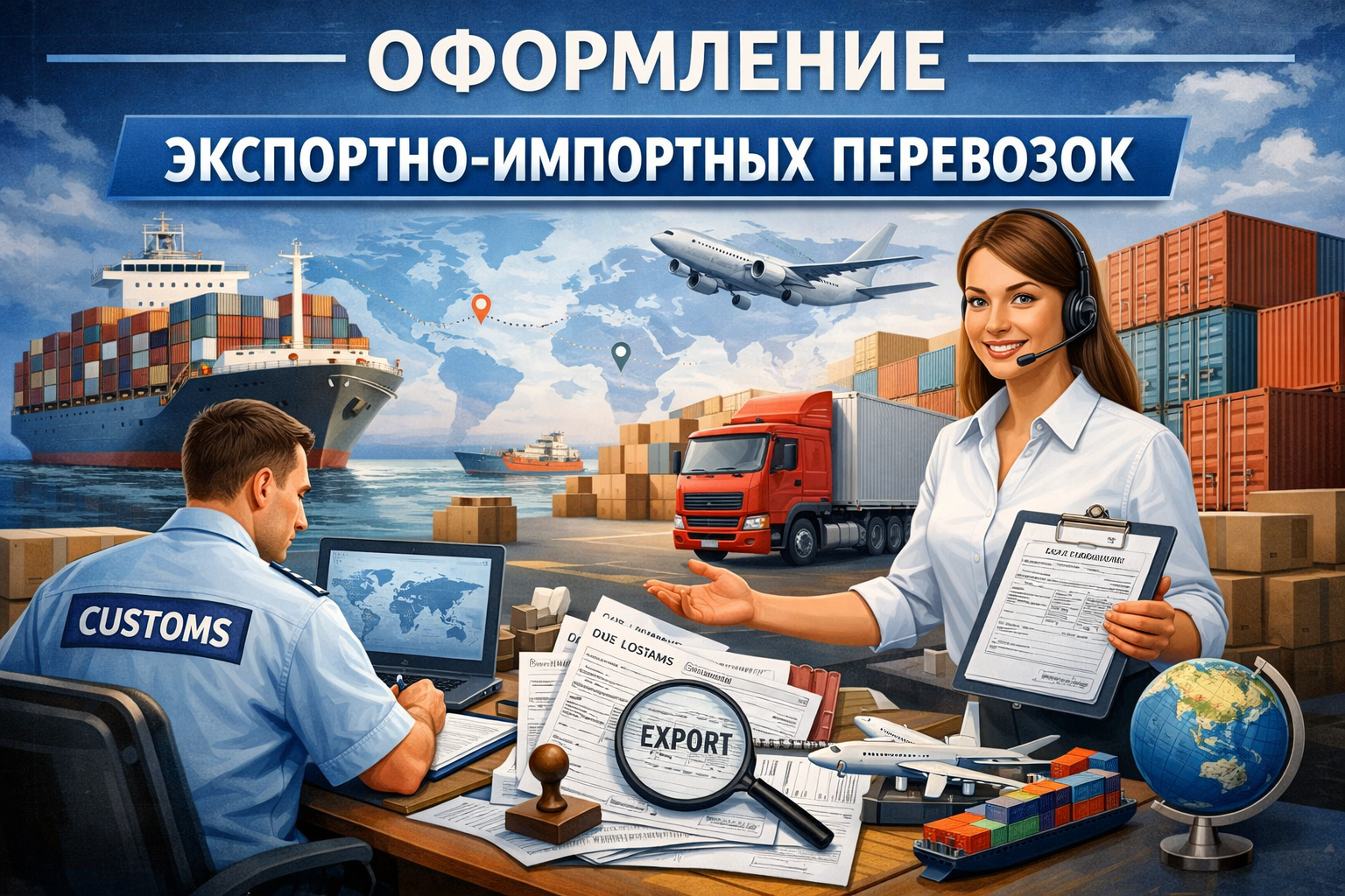 Оформление экспортно-импортных перевозок