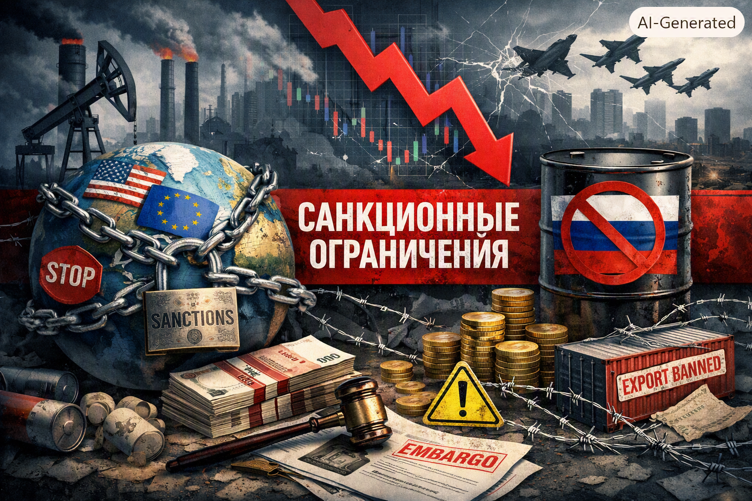 Влияние санкции на транспортную логистику