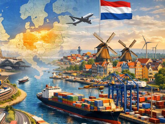 Frachtlieferung aus China in die Niederlande