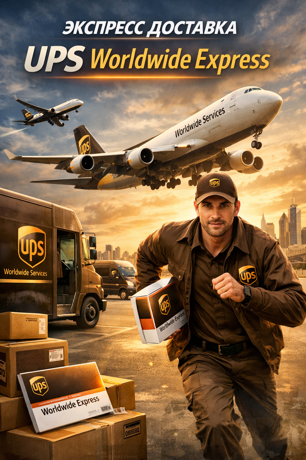 Экспресс доставка UPS Worldwide Express