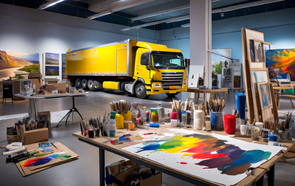 Как выбрать логистика для поставок товаров в художественные студии