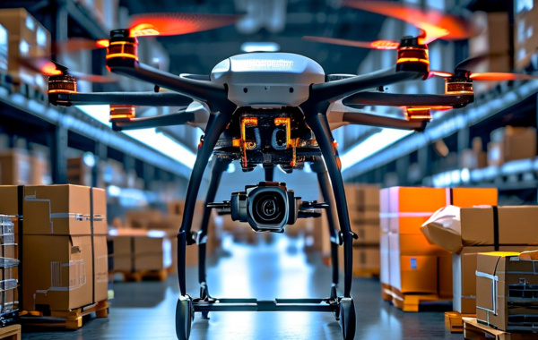 Дроны и роботы в логистике.